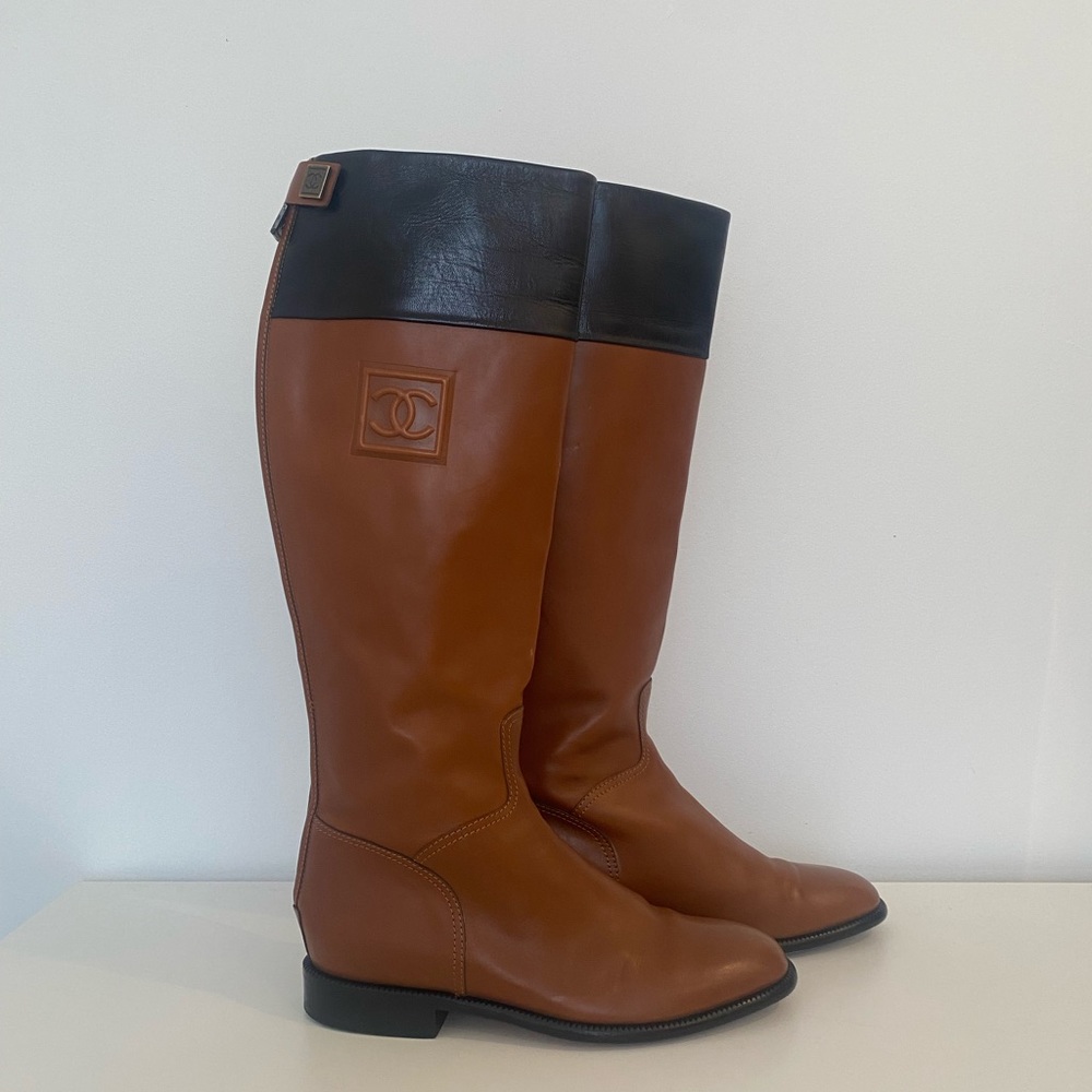SOLD Authentic Chanel riding boots